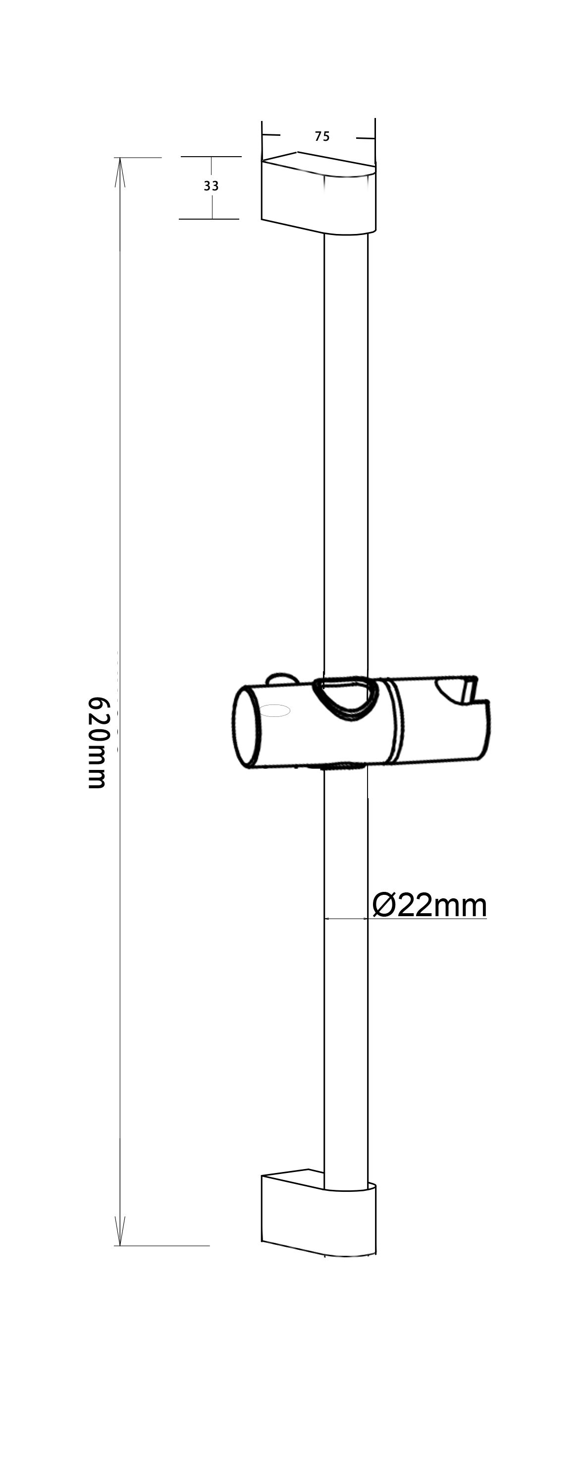 Душевая cтойка, артикул: VSR22, VODA