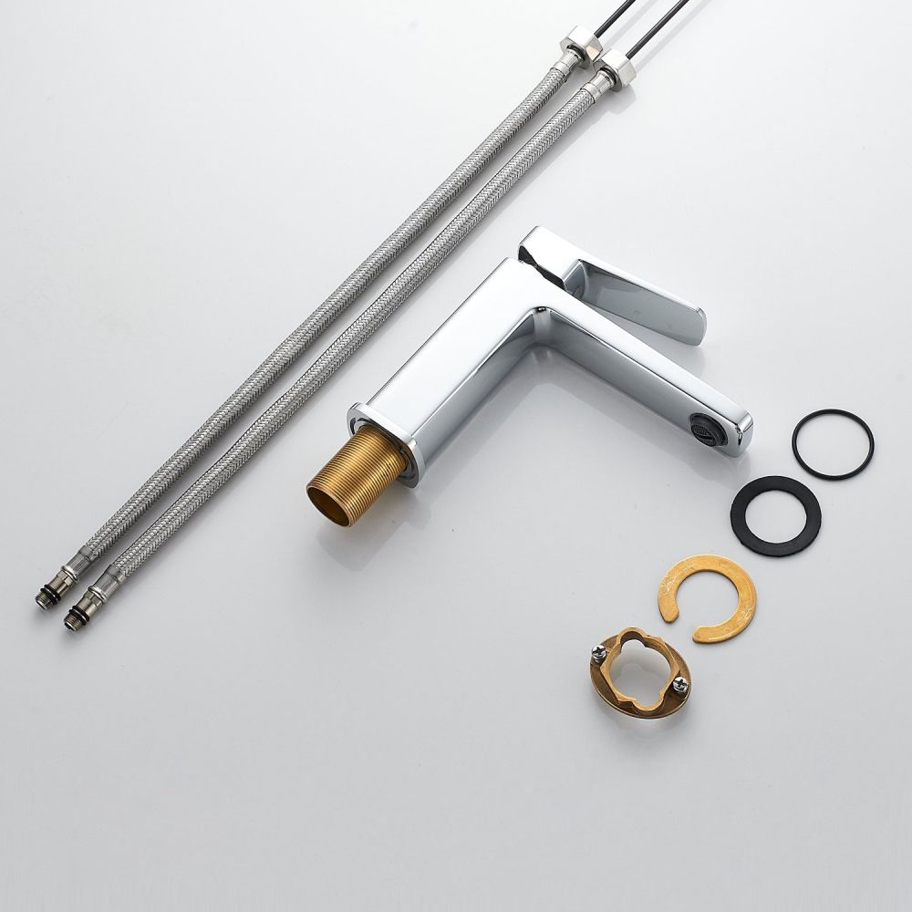 Смеситель для раковины Raffine F0199, хром