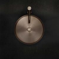 GESSI 316 Раковина Ø400 мм., для установки на столешницу, без перелива, нержавеющая сталь, цвет Copper brushed pvd GESSI 316 Раковина Ø400 мм., для установки на столешницу, без перелива, нержавеющая сталь, цвет Copper brushed pvd