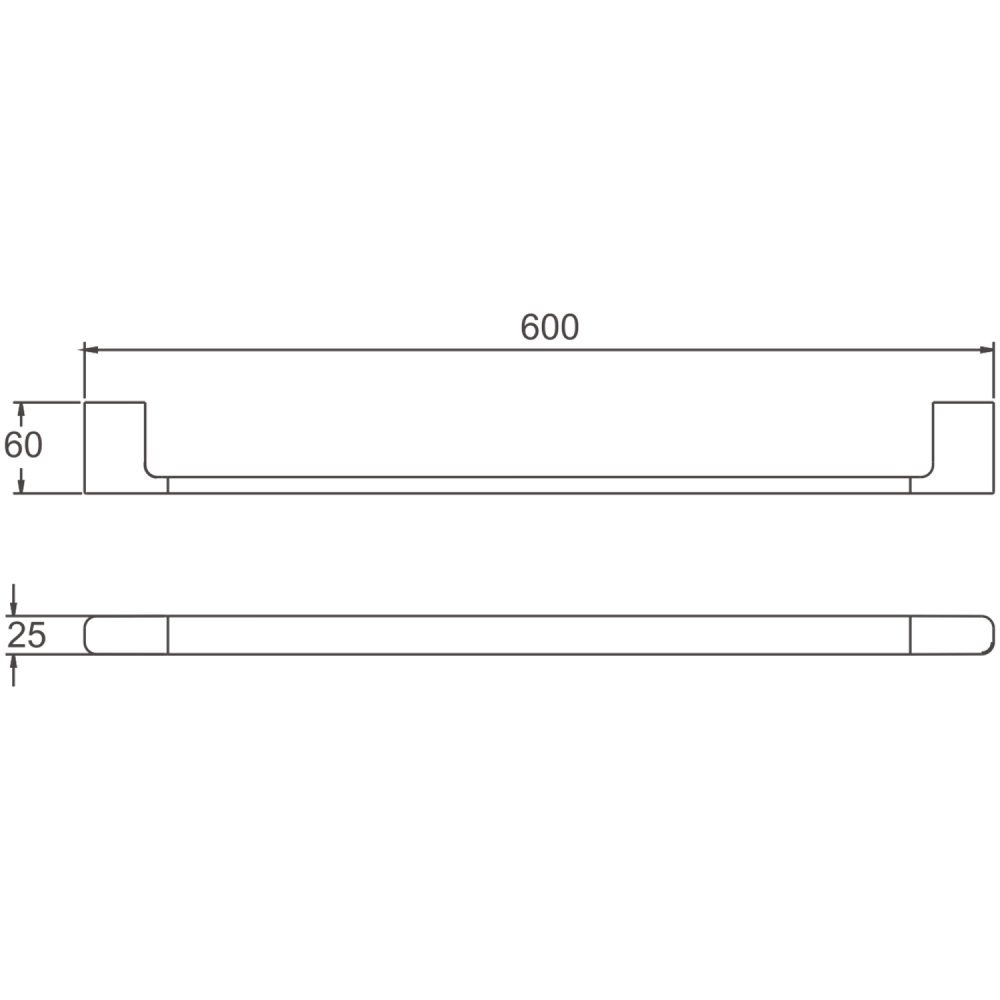 Полотенцедержатель BELZ B90901, черный, артикул B90901
