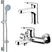 Комплект смесителей Bravat Eler F00450CP 3 в 1 Хром