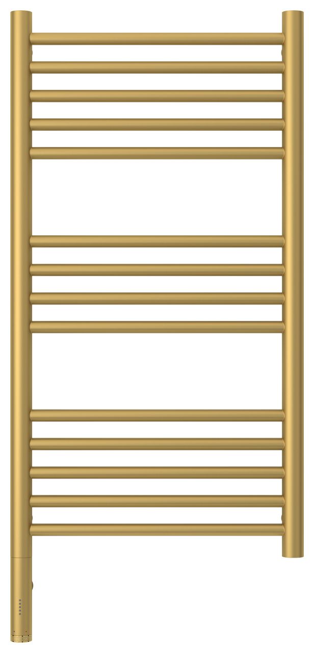 Полотенцесушитель электрический "БОГЕМА 3.0" прямая 800х400 / МЭМ левый (Матовое золото)