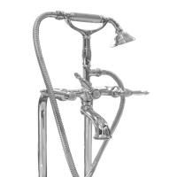 Nicolazzi Impero Смеситель для ванны с душем на 2 отверстия, настенный, излив: 155 мм, цвет: хром