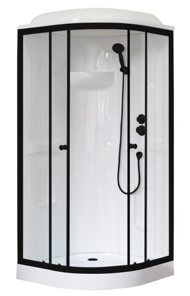 Душевая кабина Royal Bath  RB 90HK1-T-BL (прозрачное)