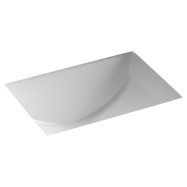 Раковина встраиваемая снизу Ceramicanova Эра (Era), с отверстием слива - перелива 460x348x213 мм, белый, арт.CN15002