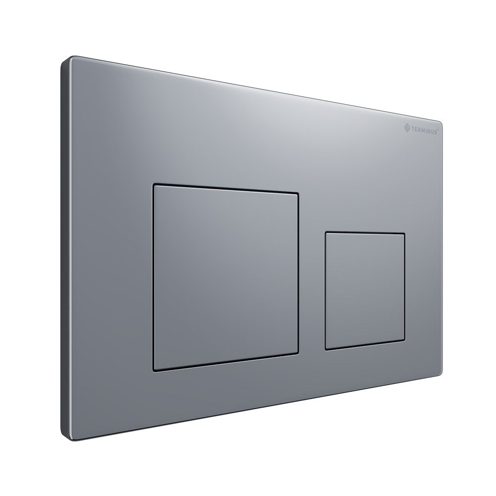 Клавиша смыва Terminus 82K24х16C, хром