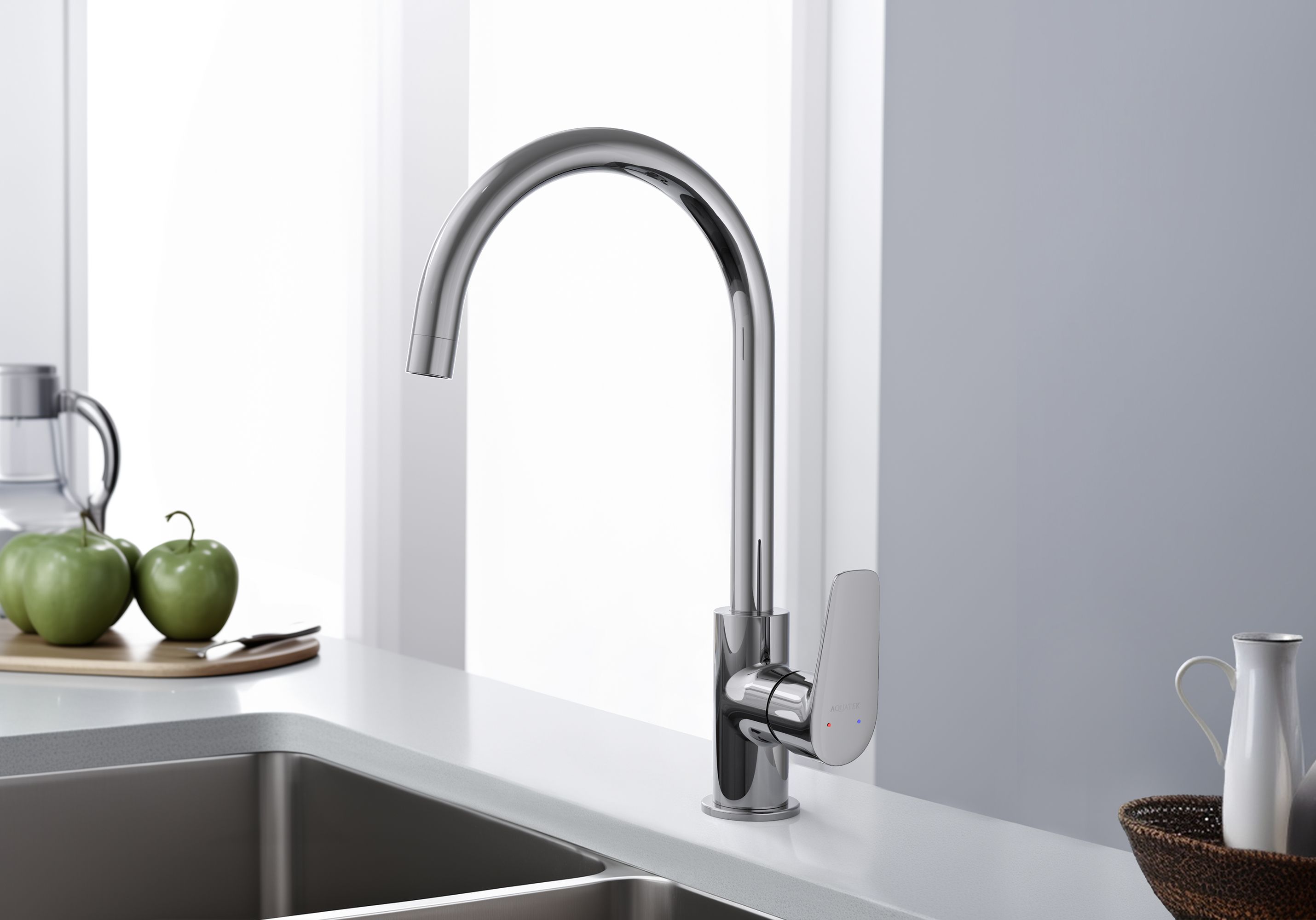 Смеситель для кухни AQUATEK AQ1182CR БЕТТА Смеситель для кухни AQUATEK AQ1182CR БЕТТА