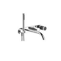 Fantini Nice Смеситель для ванны, встраиваемый, излив 200мм, с ручн.душем, (наружняя часть), цвет: хром