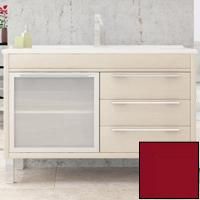 Тумба с раковиной SanVit Новелла Lux 75 knoveln075 в цвете Ral Красный глянец