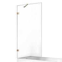 Шторка для ванны NEW TRENDY AVEXA GOLD BRUSHED 80 см EXK-2007 (брашированное золото)