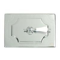 OTTONE CLASSIC EXPERT Декор. панель h145x217 мм, с отв. для ручки, хром (БЕЗ РУЧКИ)