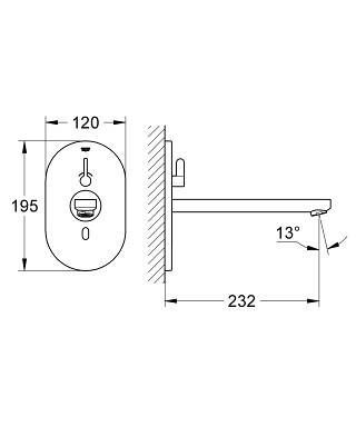 Смеситель для раковины GROHE Eurosmart Cosmopolitan E, хром (36376000) Смеситель для раковины GROHE Eurosmart Cosmopolitan E, хром (36376000)