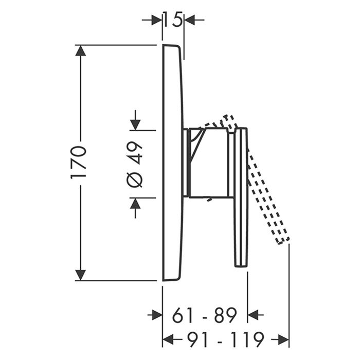 AX Citterio Смеситель для душа , цвет полированное золото AX Citterio Смеситель для душа , цвет полированное золото