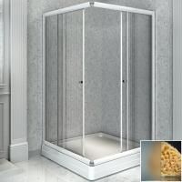 Душевой уголок Radomir 110x110 1-03-1-0-0-1201 с поддоном профиль Белый стекло матовое