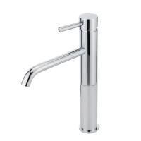 FORTIS Смеситель для раковины моноком. высокий, излив изогнут, хром