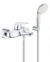 Смеситель для ванны GROHE Eurostyle New Solid с душевым набором, хром (2372930A) Смеситель для ванны GROHE Eurostyle New Solid с душевым набором, хром (2372930A)