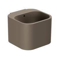 AZZURRA TANDEM Раковина 430х440х320 мм., подвесная, с 1 отверстием для смесителя, с переливом, цвет Cocoa