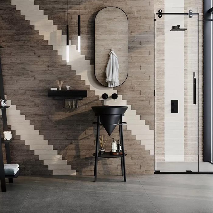 Kerama Marazzi Зеркало CONO овальное 42, черное матовое