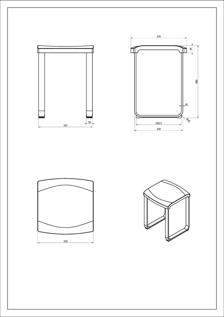 Аксессуар для ванных комнат Black&White SN-0193