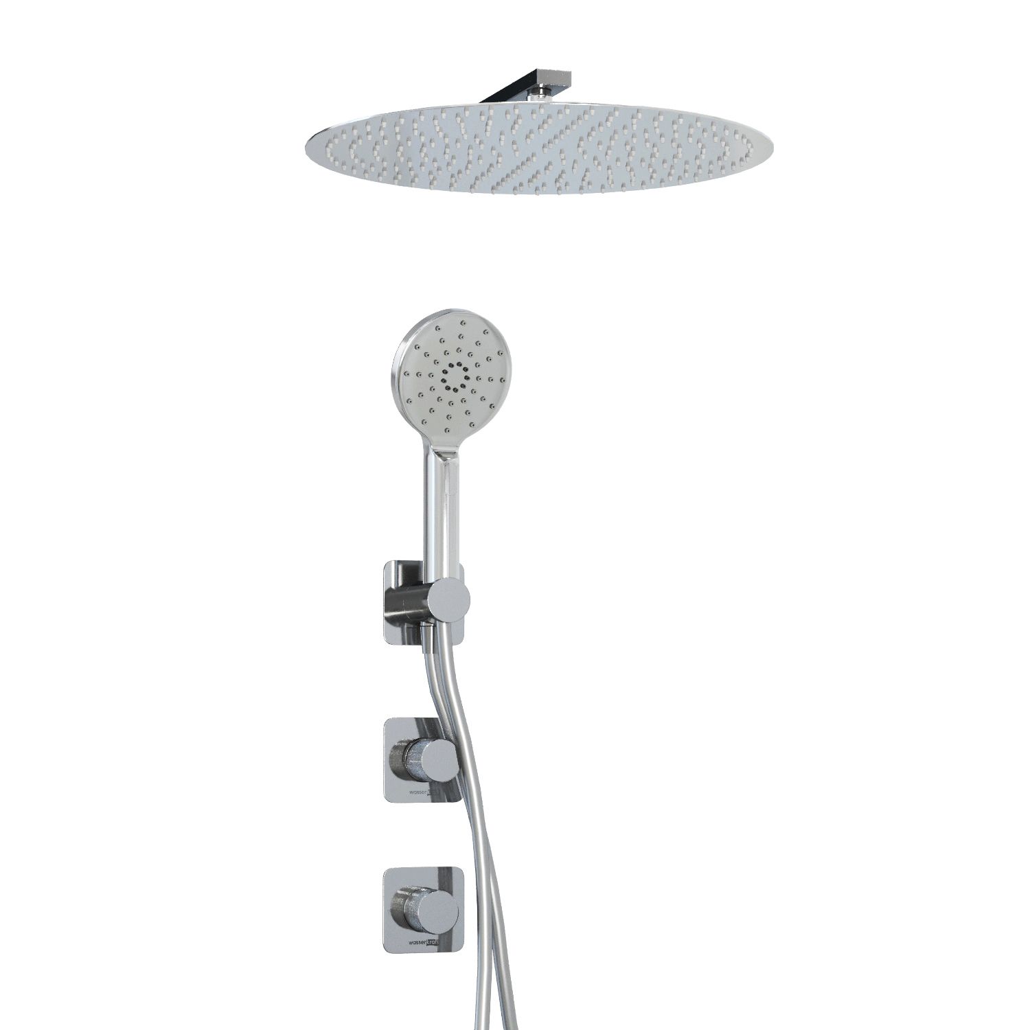 A4651.293.090.117.271.087.127  Встраиваемый комплект для душа с верхней душевой насадкой и лейкой