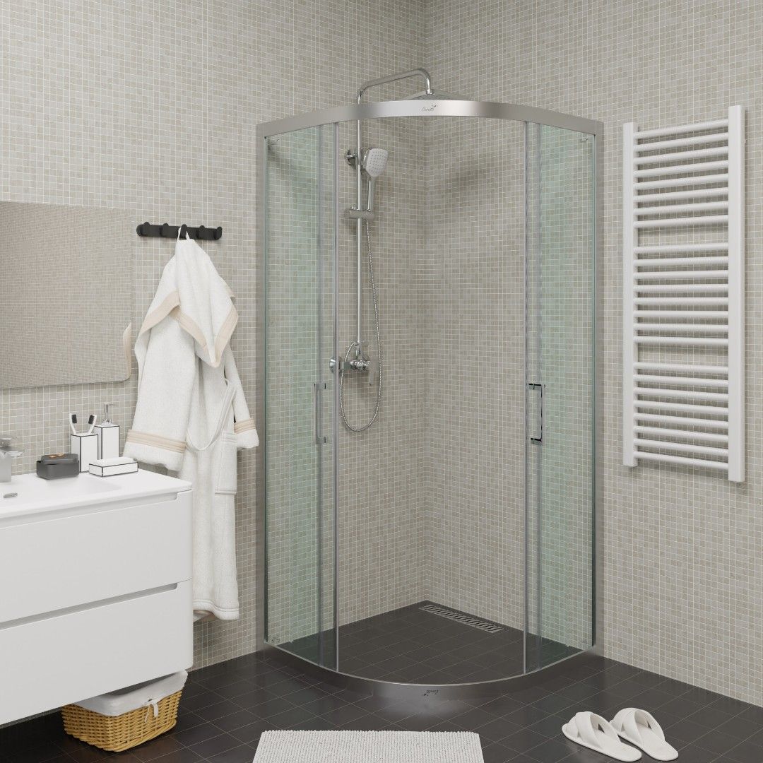 Ограждение VIVA100 душевое Cerutti SPA без поддона (100x100x195) Ограждение VIVA100 душевое Cerutti SPA без поддона (100x100x195)