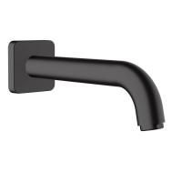 Излив, Hansgrohe, Vernis, монтаж-настенный, вынос излива, мм-204, стандарт подводки-1/2", цвет-черный матовый Излив, Hansgrohe, Vernis, монтаж-настенный, вынос излива, мм-204, стандарт подводки-1/2", цвет-черный матовый