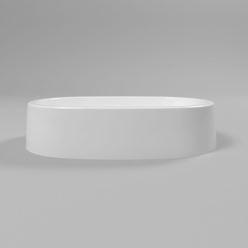 Умывальник WHITECROSS Obsidian A 50x35 (белый глянец) иск. камень