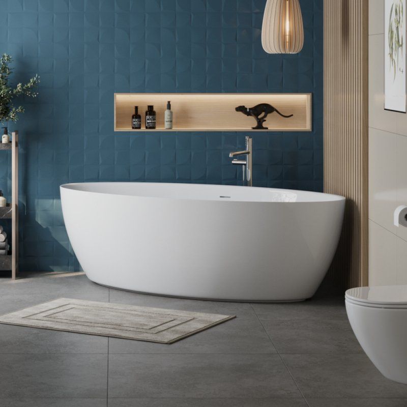 Акриловая ванна BELBAGNO BB707-1860-880, артикул BB707-1860-880