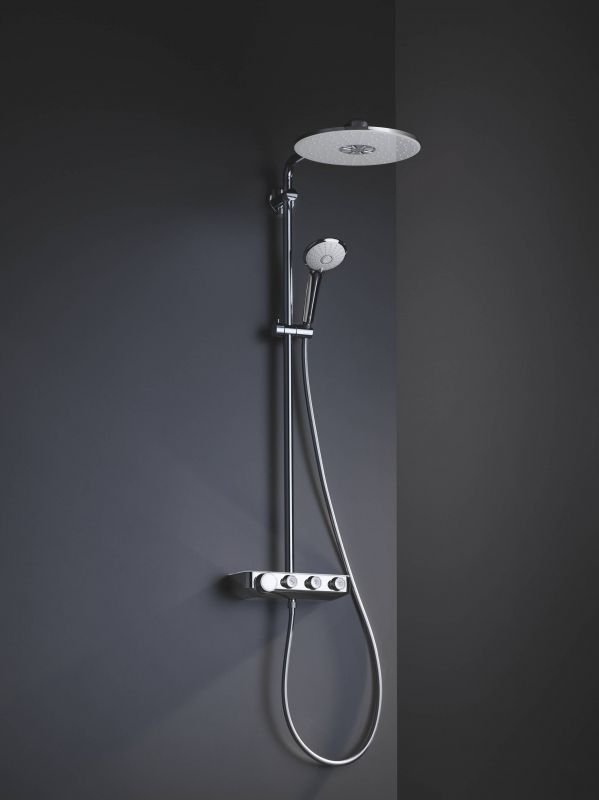 Душевая система GROHE Euphoria SmartControl 310 DUO с термостатом для душа, белая луна (26507LS0) Душевая система GROHE Euphoria SmartControl 310 DUO с термостатом для душа, белая луна (26507LS0)