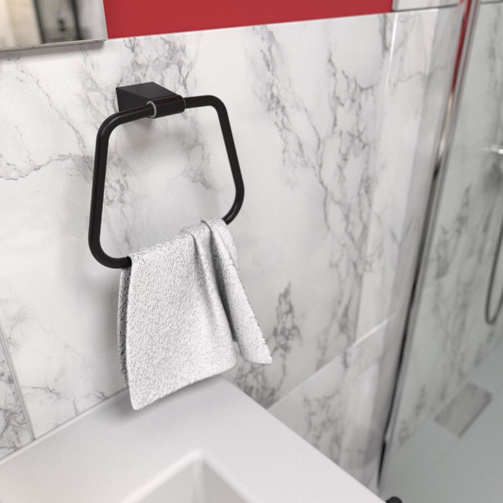 Кольцо для полотенец FIXSEN TREND FX-97811, черный