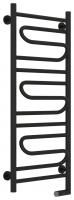 Полотенцесушитель электрический "ЭЛЕГИЯ 2.0" 1000х400 / МЭМ правый (Матовый черный)