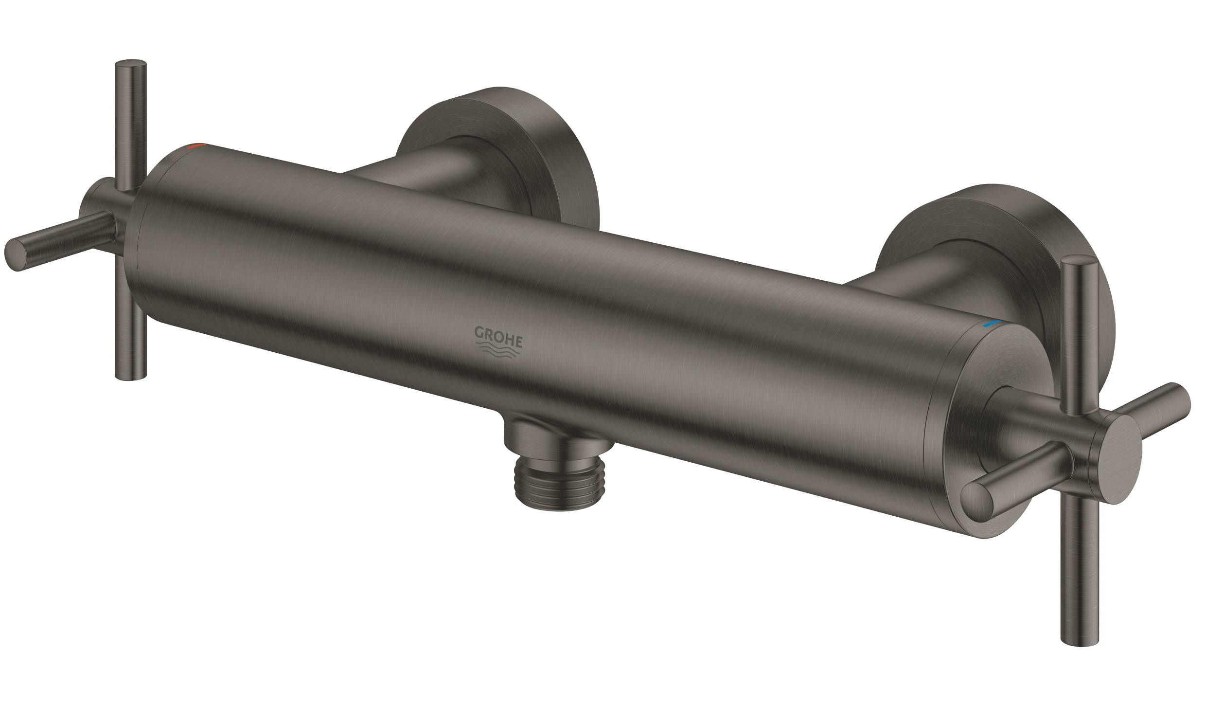 Смеситель для душа GROHE Atrio New, настенный монтаж, темный графит матовый (26003AL3)