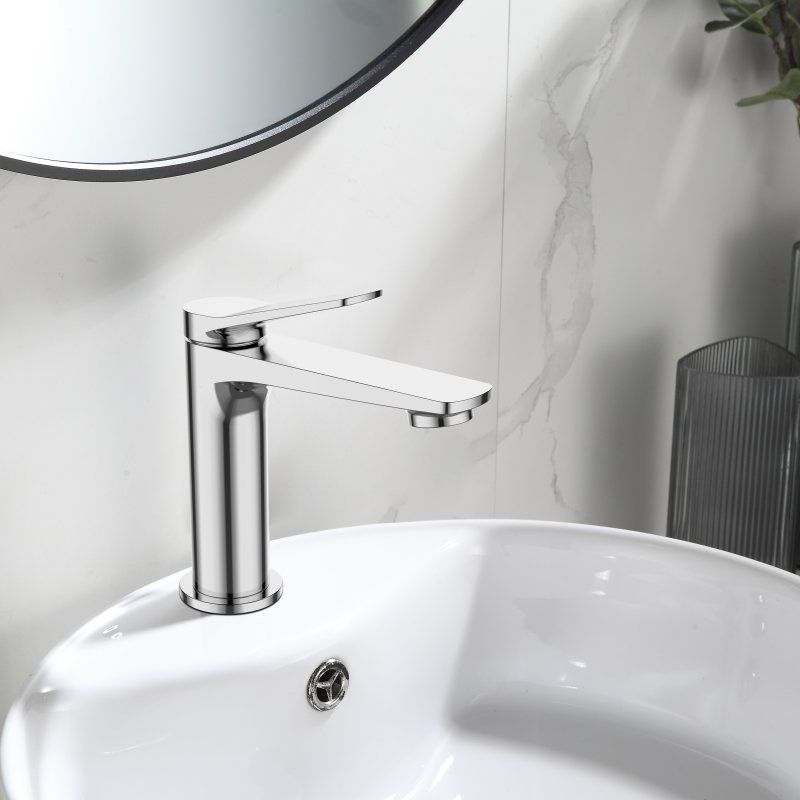 UNIQUE Смеситель для раковины без донного клапана, хром UNIQUE-LVM-CRM-W0, артикул UNIQUE-LVM-CRM-W0