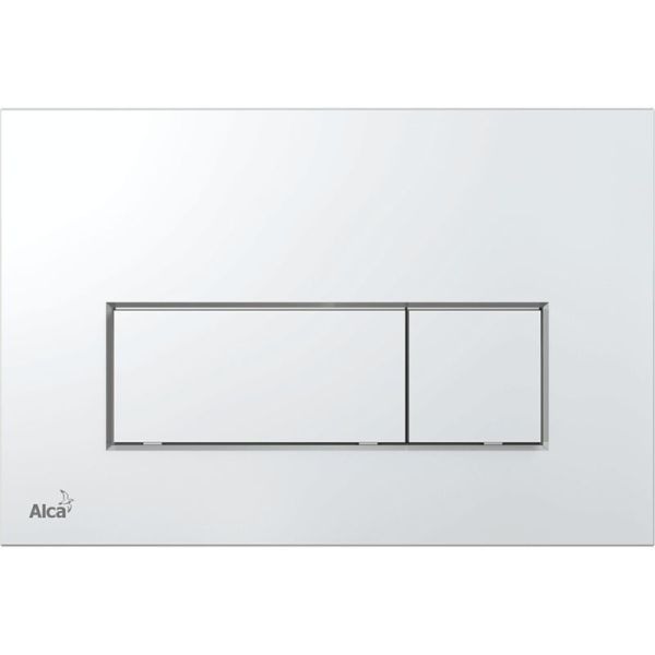 Смывная клавиша ALCAPLAST  M571 (два режима слива, механическое, хром) , шт