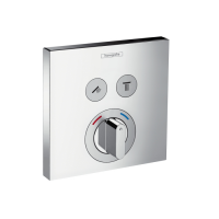 Смеситель для душа, Hansgrohe, ShowerSelect , тип открывания воды-вентильный, тип регулирования воды-керамический картридж, тип установки-встраиваемый, отверстия для монтажа-1, комплектация-ручка, розетка, функциональный блок, внутренняя часть-необходимо  Смеситель для душа, Hansgrohe, ShowerSelect , тип открывания воды-вентильный, тип регулирования воды-керамический картридж, тип установки-встраиваемый, отверстия для монтажа-1, комплектация-ручка, розетка, функциональный блок, внутренняя часть-необходимо