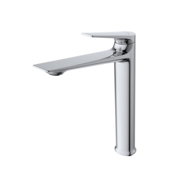 LINER-LC-GM-W0 Смеситель для накладной раковины однорычажный, без донного клапана, исполнение оружейная сталь