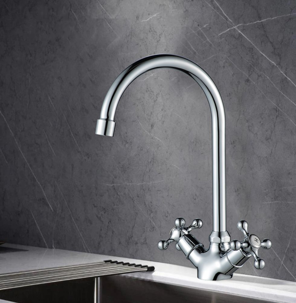 Смеситель для кухни WesnaArt RASSVET RAS02-110, хром, артикул RAS02-110