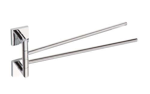 Полотенцедержатель Beta двойной поворотный  55x165x450мм, хром