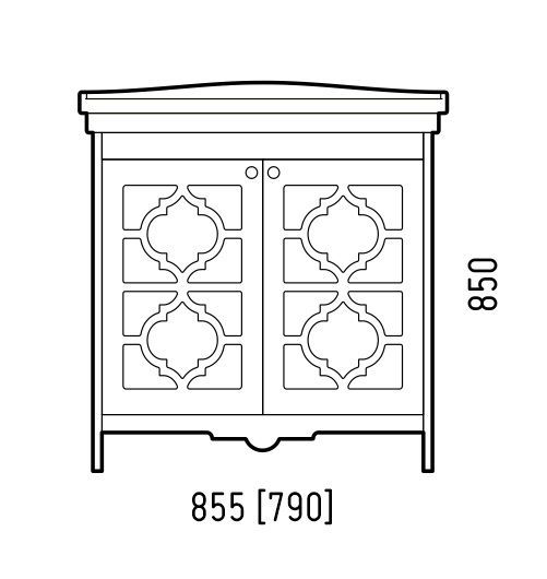 Тумба "Манойр 85", Модерн 85