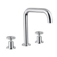 REVERSA Смеситель для раковины на 3 отв.(без слива), хром