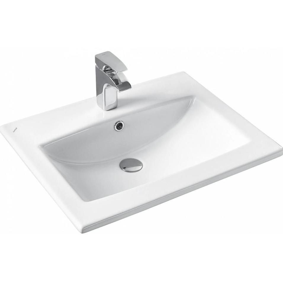 Тумба с раковиной напольная VIGO Granitn.GRI.ELI.60.2D.1Y дуб золотой, 60 см, артикул tn.GRI.ELI.60.2D.1Y дуб золотой-com