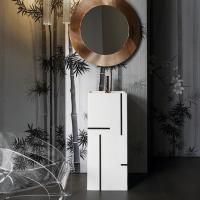 Laufen Kartell Свободност раковина 375х435х900мм без перелива, с 1 отв. под смеситель, цвет: с серыми линиями Laufen Kartell Свободност раковина 375х435х900мм без перелива, с 1 отв. под смеситель, цвет: с серыми линиями