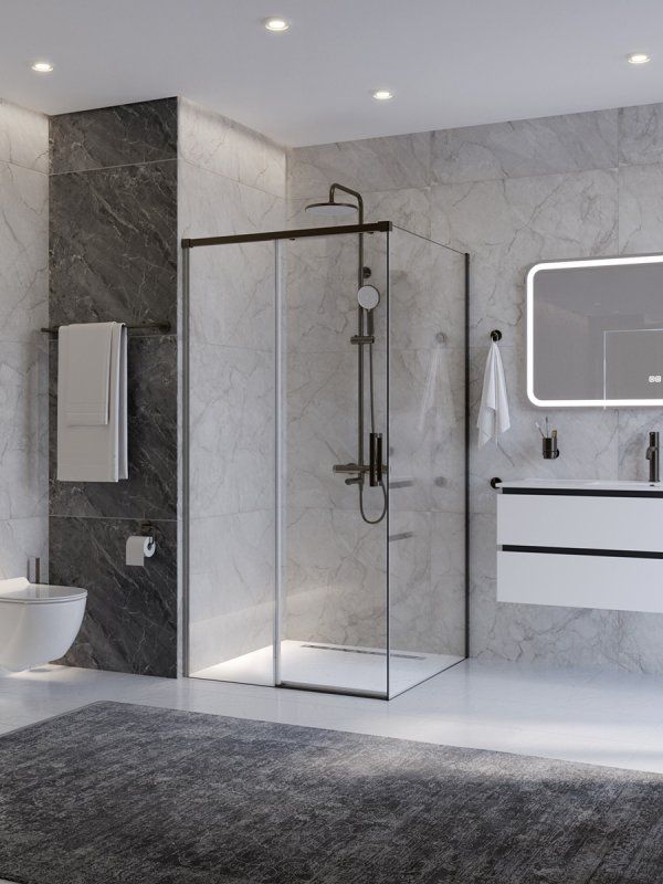 PLANE-A-1-100-C-IN Душевой уголок, артикул PLANE-A-1-100-C-IN