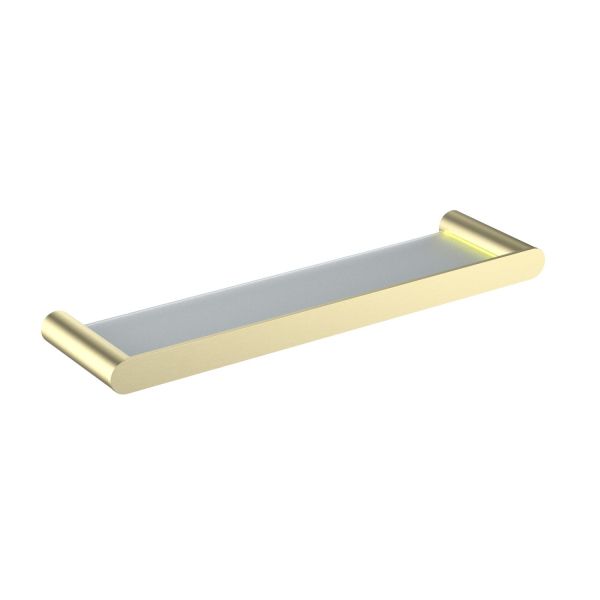 Полка стеклянная Timo Saona золото матовое (13072/17)