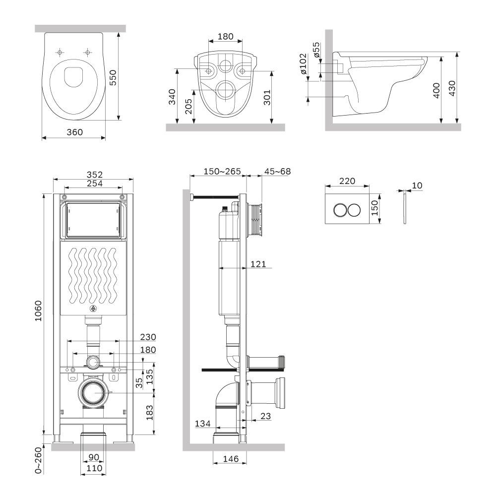 IS110151.DX15C1700 ErgoFit Инсталляция с клав L глянц хром с подвес унит Willow без ободка с сиденье IS110151.DX15C1700 ErgoFit Инсталляция с клав L глянц хром с подвес унит Willow без ободка с сиденье