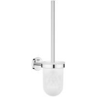 Ершик подвесной GROHE BAU 40463001 (металл, хром, на стену, круглый, глянцевый), шт Ершик подвесной GROHE BAU 40463001 (металл, хром, на стену, круглый, глянцевый), шт