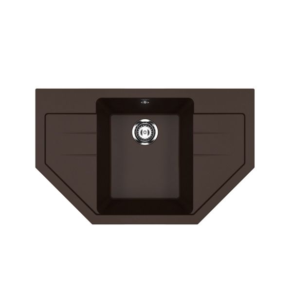 Кухонная мойка Ulgran U-609-345, шоколад