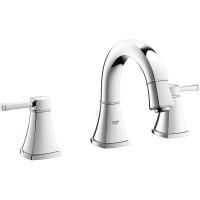 Смеситель для раковины GROHE Grandera с донным клапаном и низким изливом, хром (20417000)