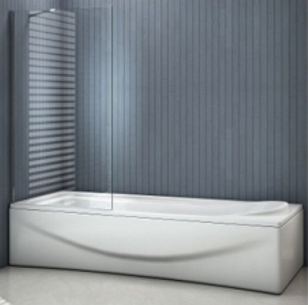 Шторка на ванну Good Door Screen BS-80-C-CH 80 профиль Хром стекло прозрачное