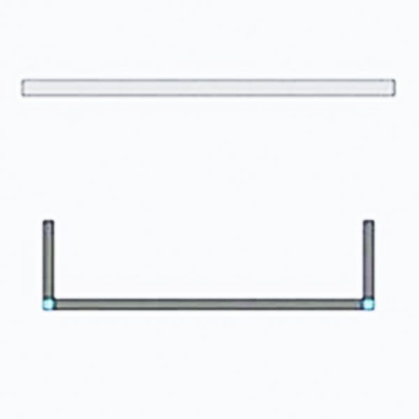 Душевая стенка Radaway Euphoria W4 Walk-in 120 фурнитура Хром стекло прозрачное